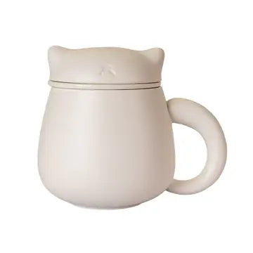 Cat Mugs with Infuser and Lid - 13 Fl.oz.