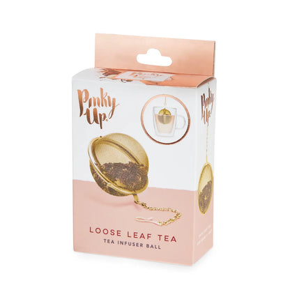 Gold-Plated Stainless Steel Tea Infuser - Mesh Ball