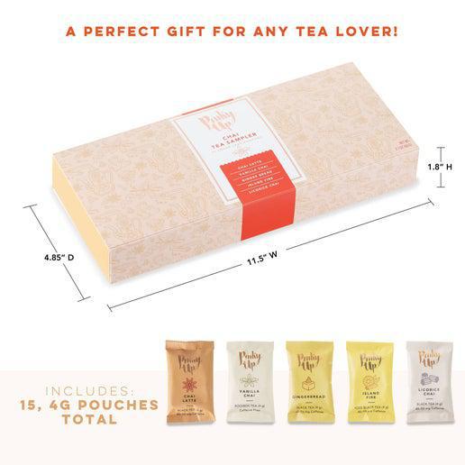 Chai Loose Leaf Tea Sampler Gift Set - 5-Flavor Assortment