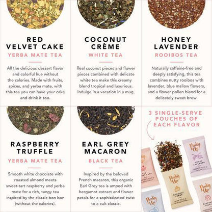 Flavored Loose Leaf Tea Gift Set - 5-Flavor Assortment