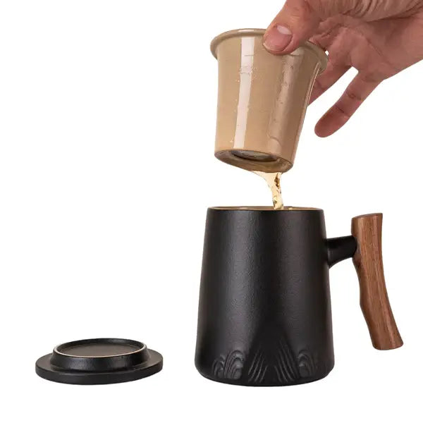 Mugs with Infuser and Lid - 12 Fl.oz.